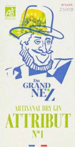 Attribut N°1 - Dry Gin -Default Template 5 attribut n1 etiquette