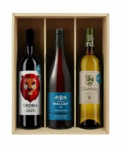 Le Trio Gagnant Des Abonnés - 3 Bouteilles & Caisse Bois