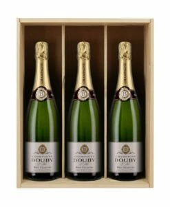 Champagne Bouby Brut Sélection - 3 Bouteilles & Caisse Bois