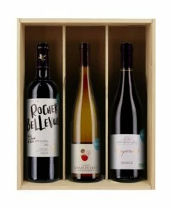 Viticulture De Demain - 3 Bouteilles & Caisse Bois